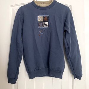 BLUE CREWNECK